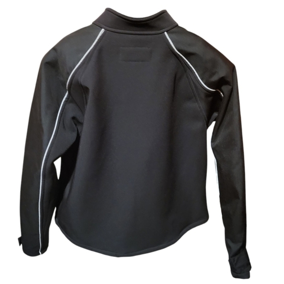 Corazzo Brezza Women’s Black Motorcycle Jacket Zip Up Water/Wind Resistant Sz XL - Picture 2 of 8
